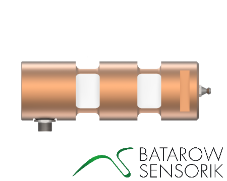 Kraftmessbolzen         MB268 Messbolzen mit integrierter Elektronik und Schmierbohrung